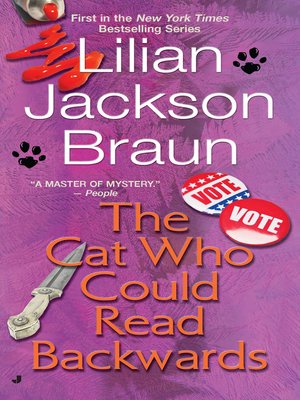cover image of The Cat Who Could Read Backwards
